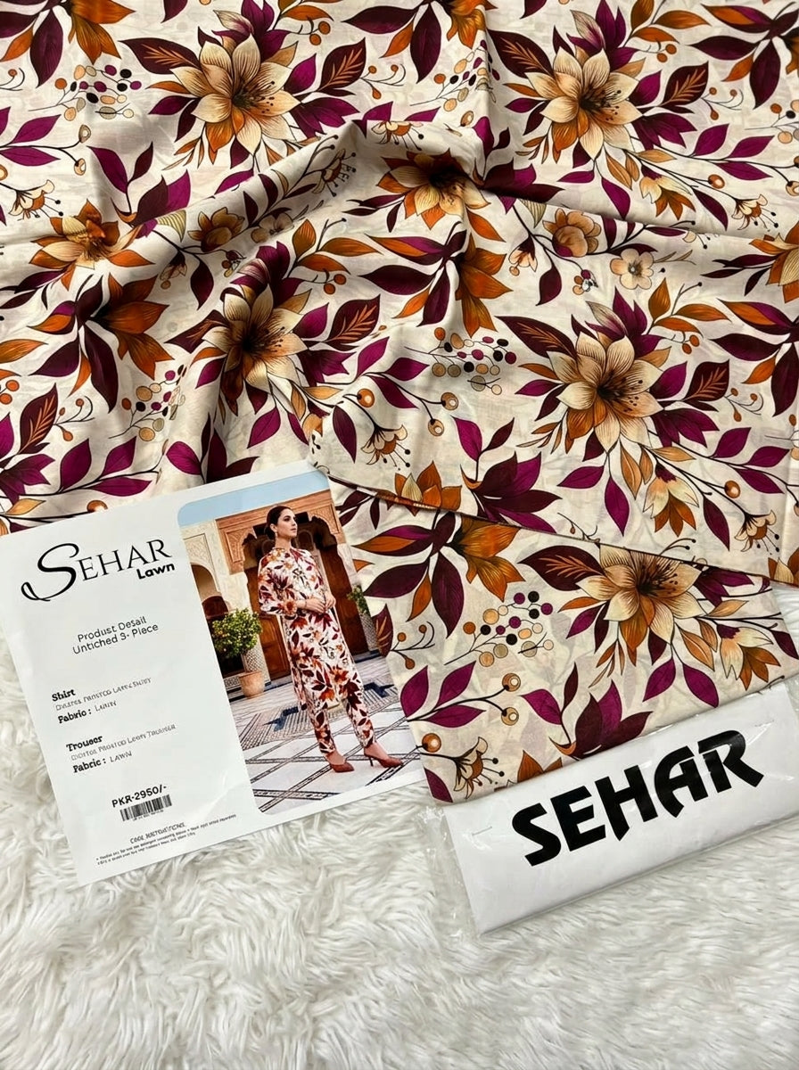 SEHAR LAWN TWO PIECE