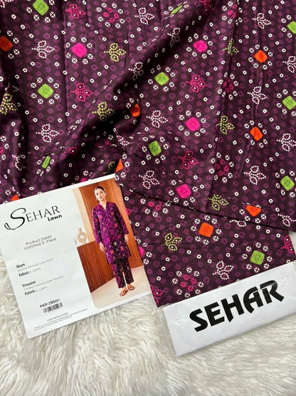 SEHAR LAWN TWO PIECE