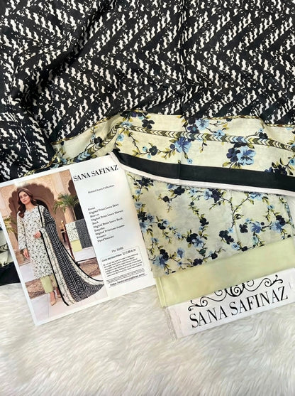 SANA SAFINA LAWN THREE PIECE