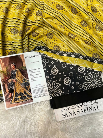 SANA SAFINA LAWN THREE PIECE