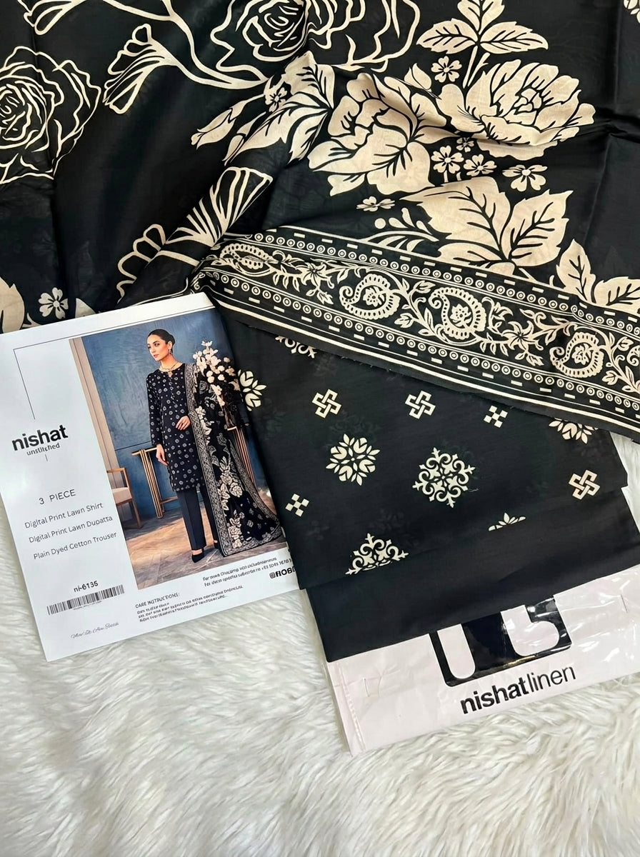NISHAT LAWN THREE PIECE