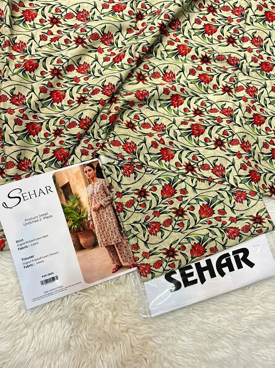 SEHAR LAWN TWO PIECE