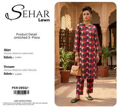 SEHAR LAWN TWO PIECE