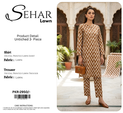 SEHAR LAWN TWO PIECE
