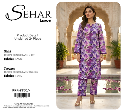 SEHAR LAWN TWO PIECE