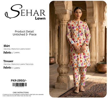 SEHAR LAWN TWO PIECE