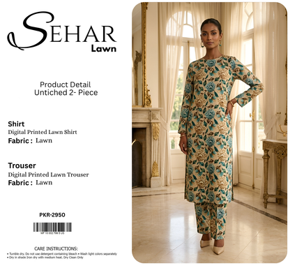 SEHAR LAWN TWO PIECE