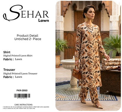 SEHAR LAWN TWO PIECE