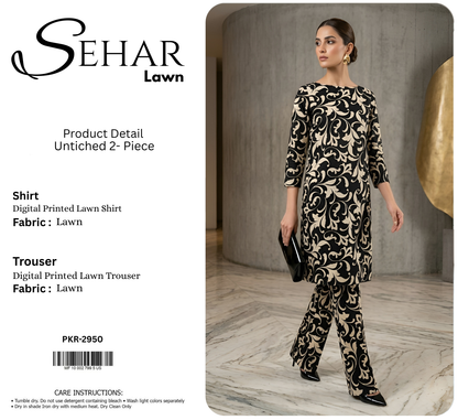 SEHAR LAWN TWO PIECE