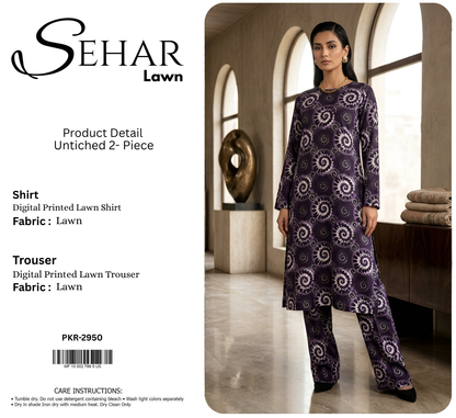 SEHAR LAWN TWO PIECE