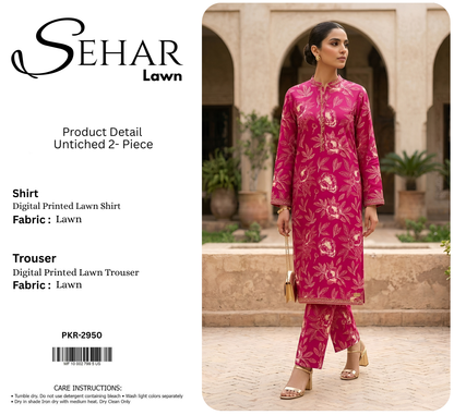 SEHAR LAWN TWO PIECE