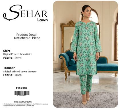 SEHAR LAWN TWO PIECE