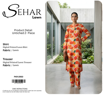 SEHAR LAWN TWO PIECE