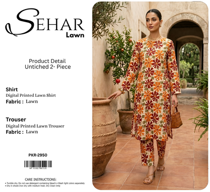 SEHAR LAWN TWO PIECE