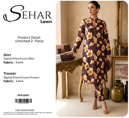 SEHAR LAWN TWO PIECE