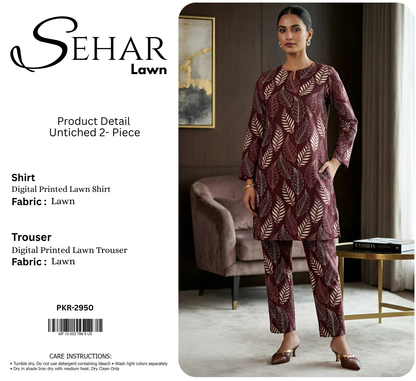 SEHAR LAWN TWO PIECE