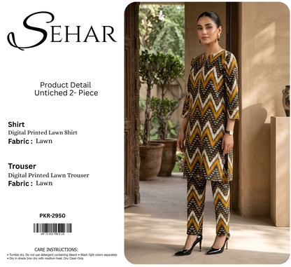 SEHAR LAWN TWO PIECE