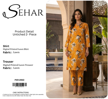 SEHAR LAWN TWO PIECE