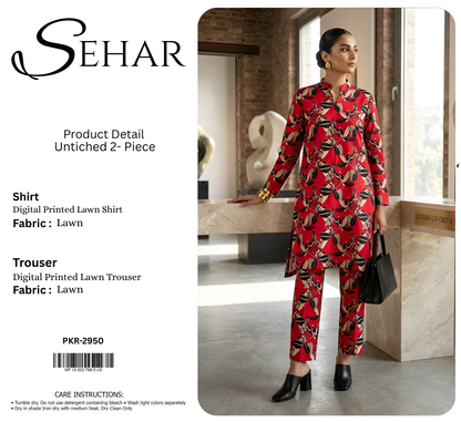 SEHAR LAWN TWO PIECE