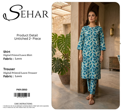 SEHAR LAWN TWO PIECE