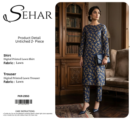 SEHAR LAWN TWO PIECE
