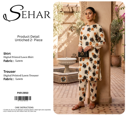 SEHAR LAWN TWO PIECE
