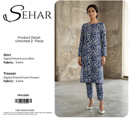 SEHAR LAWN TWO PIECE