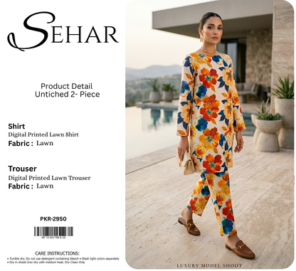 SEHAR LAWN TWO PIECE