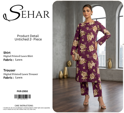 SEHAR LAWN TWO PIECE