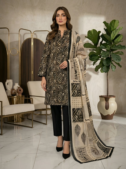 AL KARAM LAWN THREE PIECE