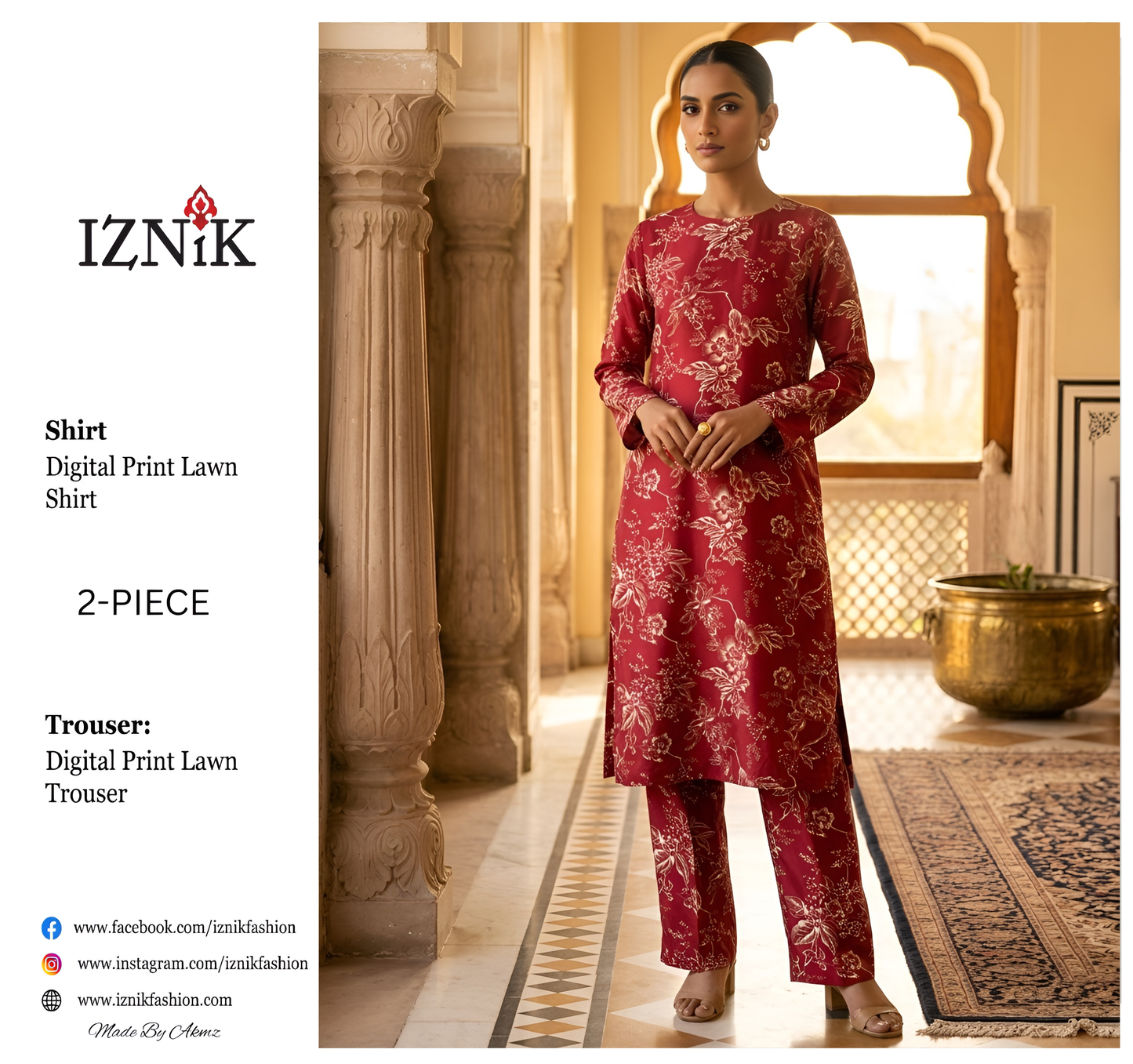IZNIK LAWN TWO PIECE