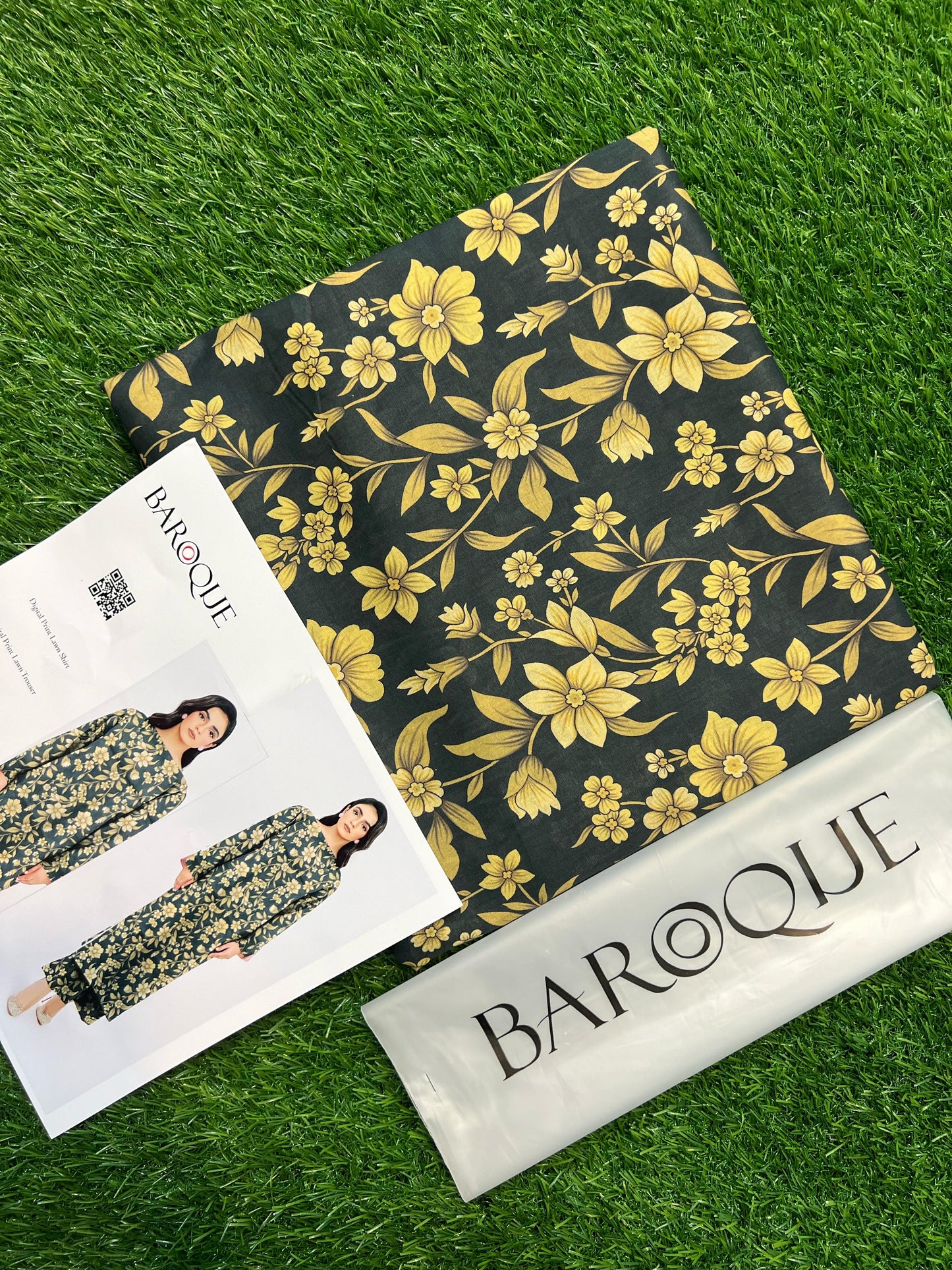 BAROQUE ALLOVER LAWN TWO PIECE