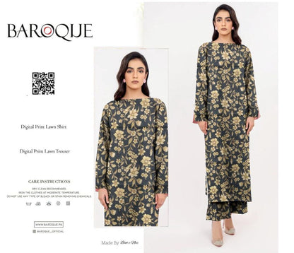 BAROQUE ALLOVER LAWN TWO PIECE