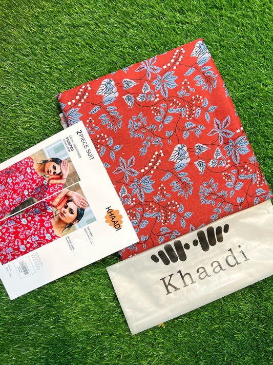 KHAADI ALLOVER LAWN TWO PIECE