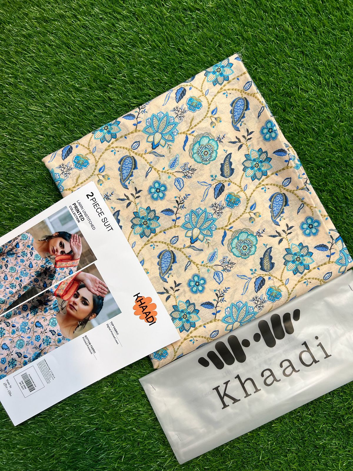 KHAADI ALLOVER LAWN TWO PIECE