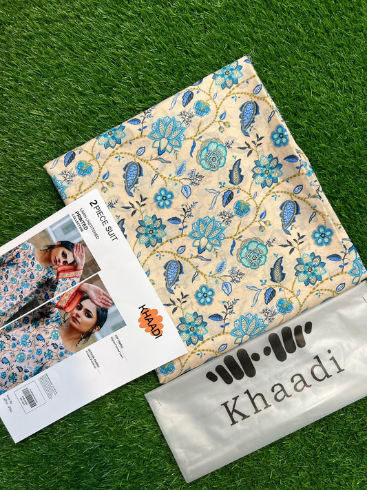 KHAADI ALLOVER LAWN TWO PIECE