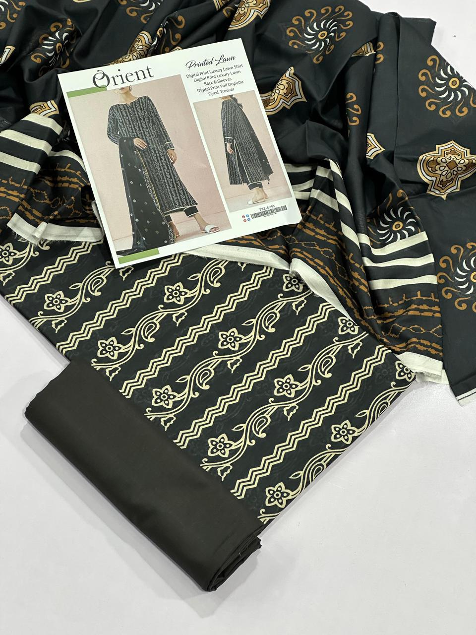 ORIENT LAWN THREE PIECE