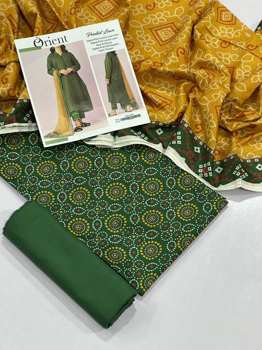 ORIENT LAWN THREE PIECE