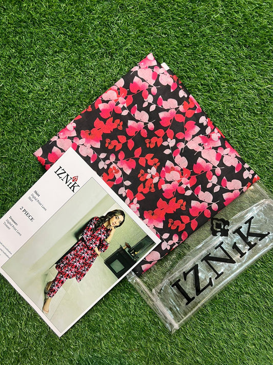IZNIK ALLOVER LAWN TWO PIECE