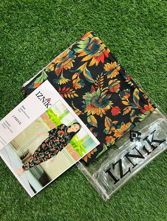 IZNIK ALLOVER LAWN TWO PIECE