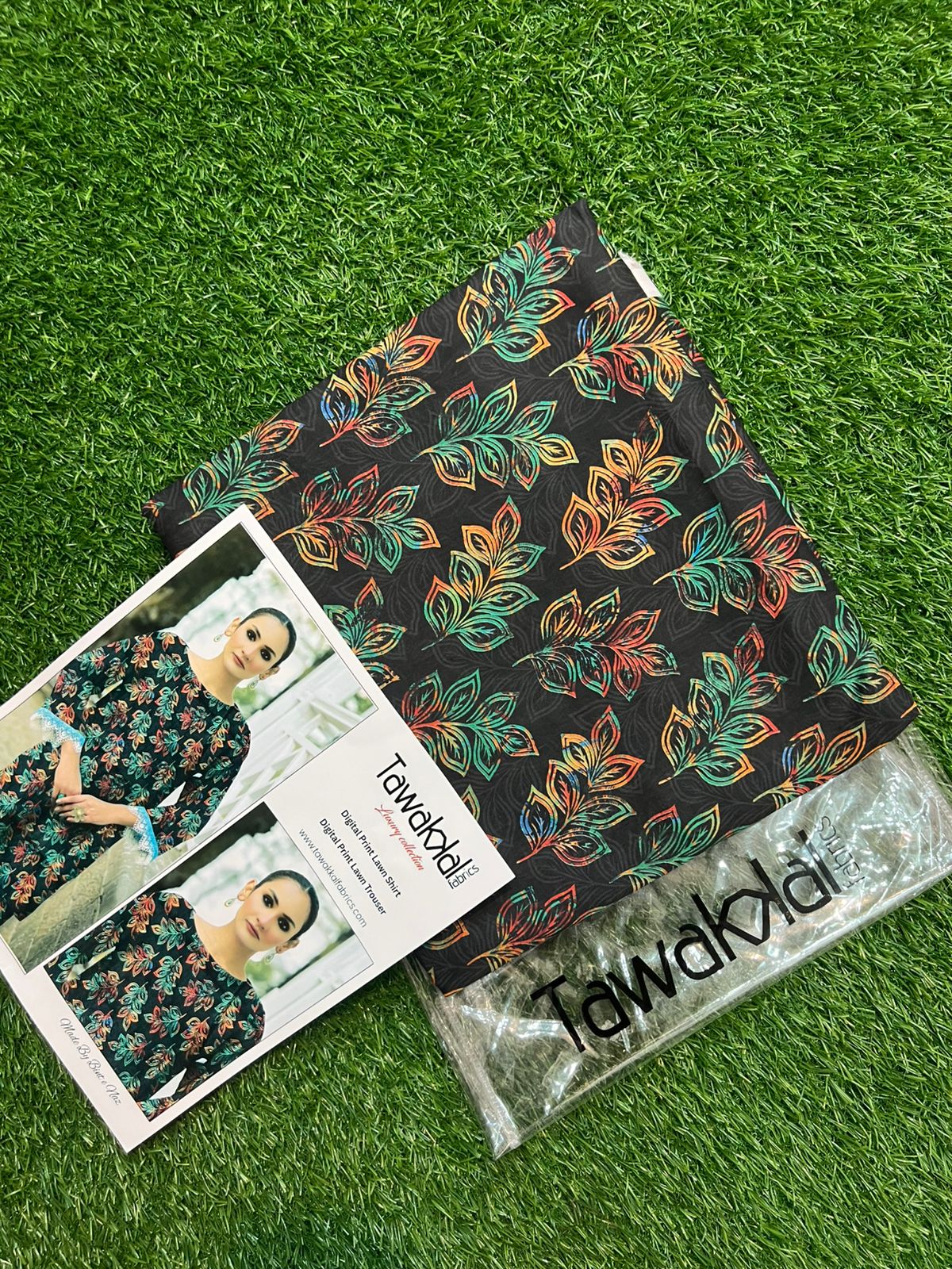TAWAKAL ALLOVER LAWN TWO PIECE
