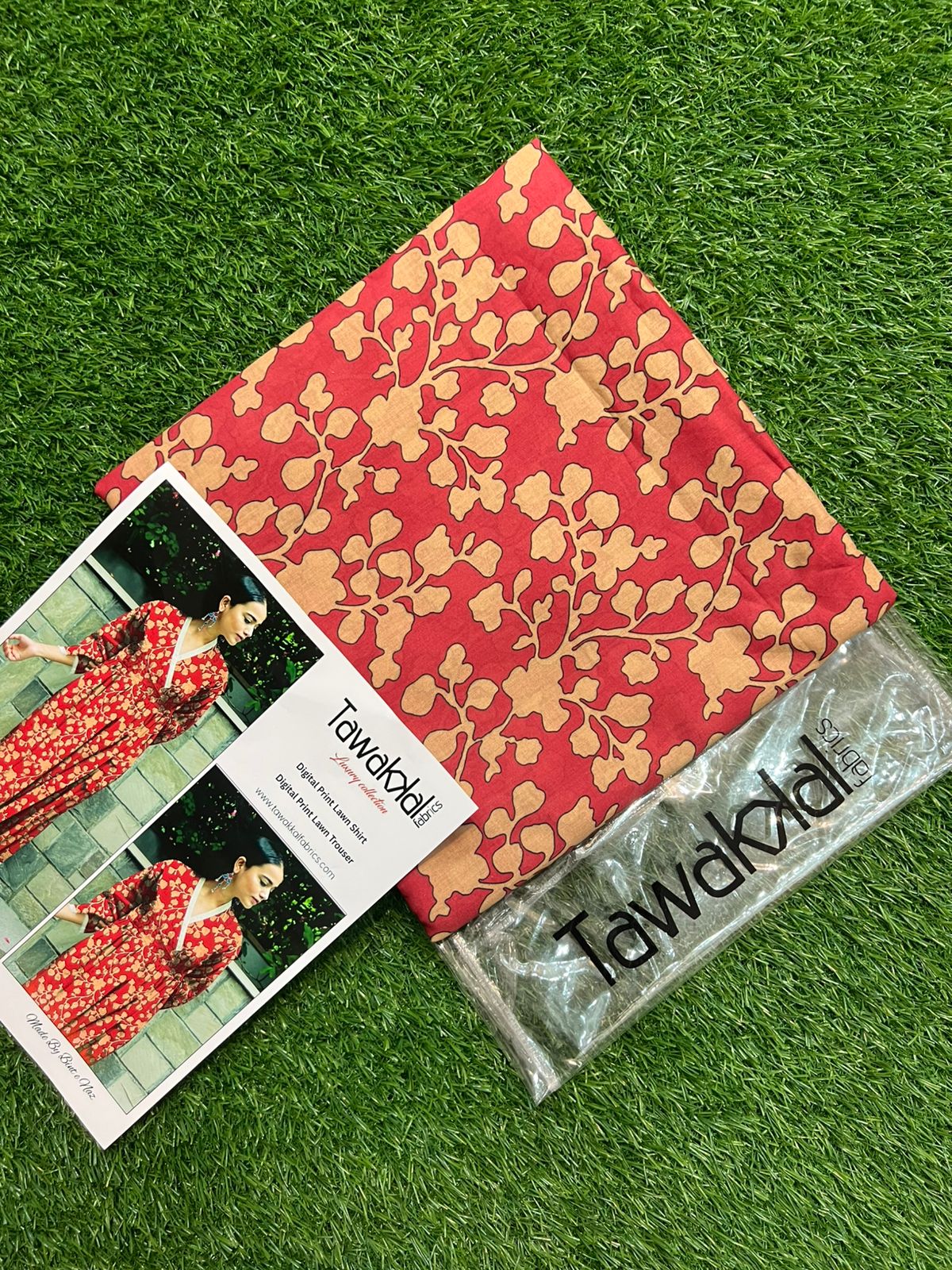 TAWAKAL ALLOVER LAWN TWO PIECE