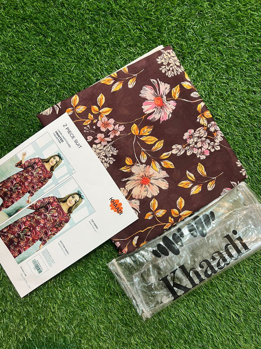 KHAADI ALLOVER LAWN TWO PIECE