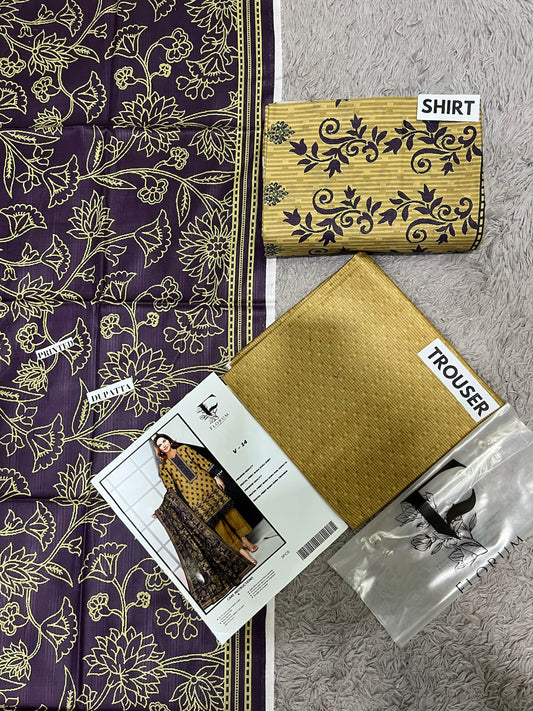 FLORUM LAWN THREE PIECE