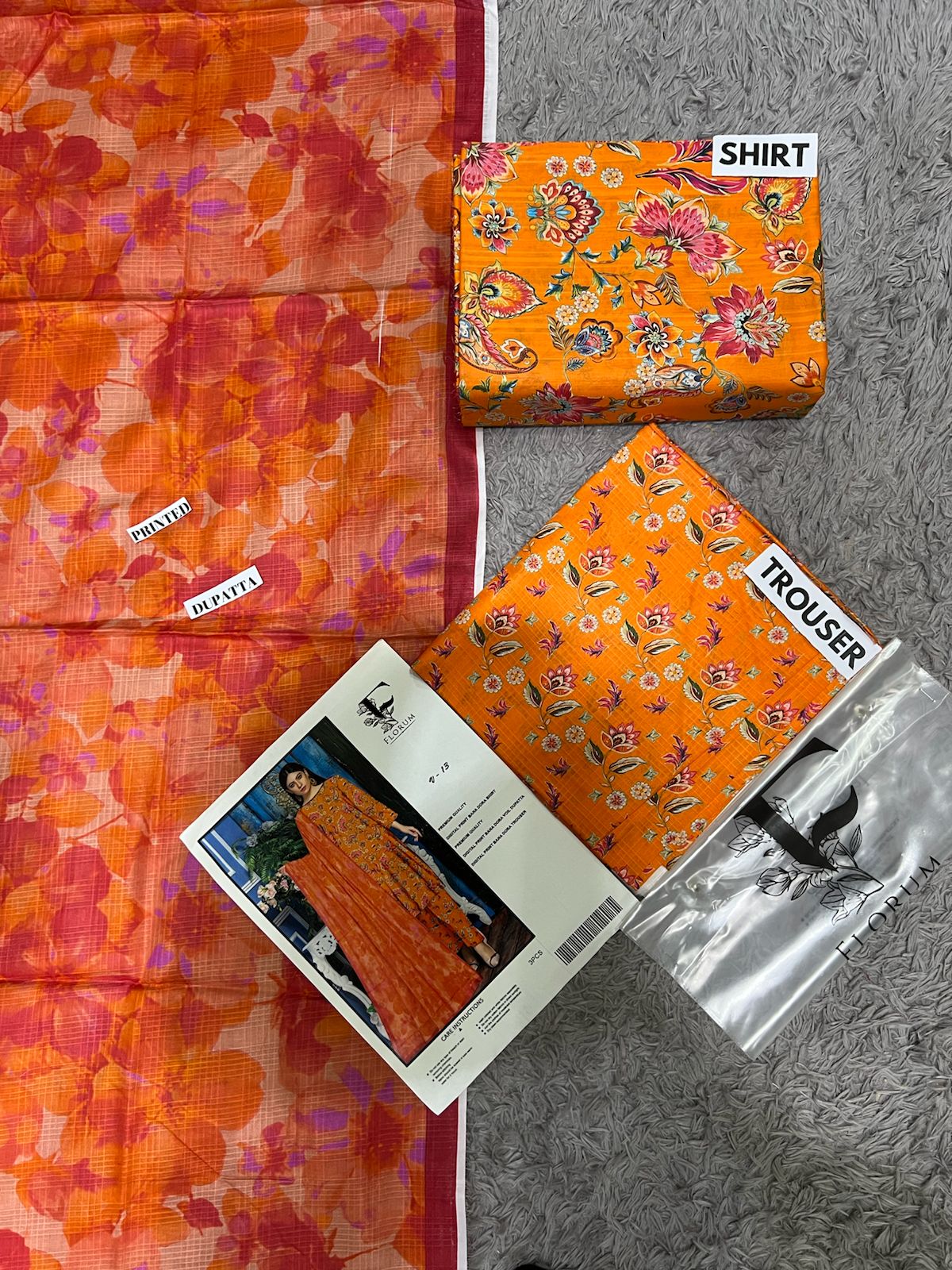 FLORUM LAWN THREE PIECE