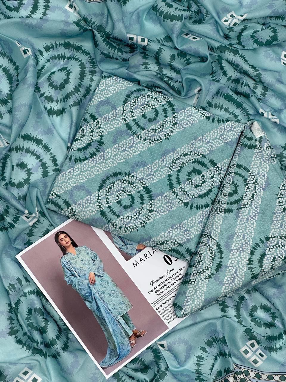 MARIA-B LAWN THREE PIECE