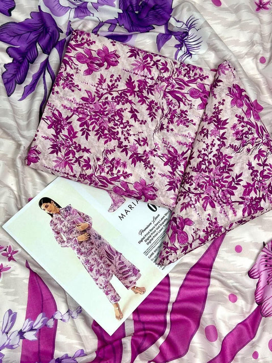 MARIA-B LAWN THREE PIECE
