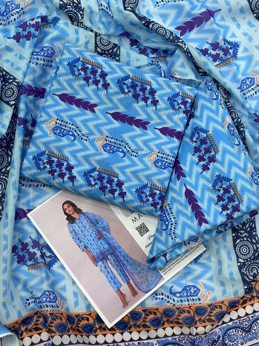 MARIA-B LAWN THREE PIECE