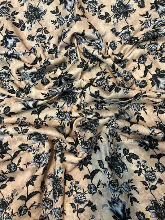BINT NAZ ALLOVER LAWN TWO PIECE DORYA