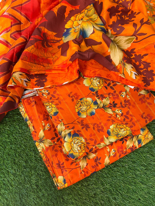 SAHAR DIGITAL LAWN THREE PIECE
